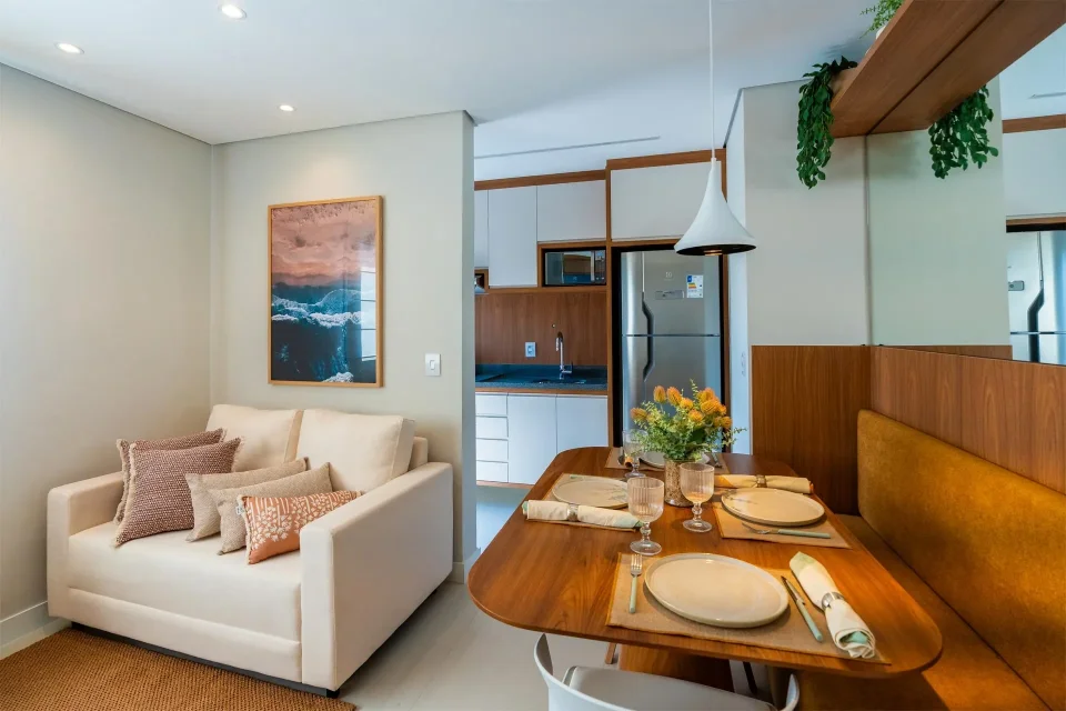 Apartamento decorado do Bellissimo Mooca